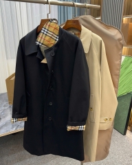 Măng tô BBR khaki cổ bẻ