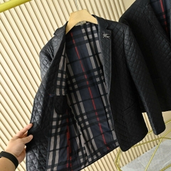 Vest nam BBR trần trần bông logo kim loại ngực