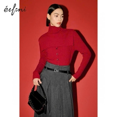 Set áo cdg + cổ cape len Ennifi