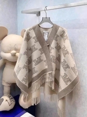 Khăn cape MaxMara tua rua