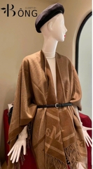 Khăn cape MaxMara tua rua