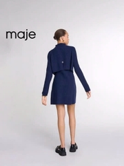 Váy len dệt kim Maje sát nách