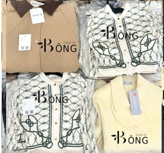 Coat dạ ép ERDOS cổ bẻ màu kem dáng lửng