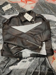 Jacket da Zara túi ngực cổ bẻ màu đen