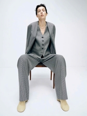 Quần suông Zara kẻ