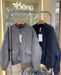 Jacket da Zara trấn trám phối cổ len