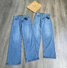 Quần denim Polo RL suông thêu logo túi