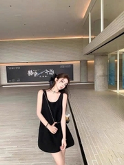 Váy ngắn chữ A bằng len