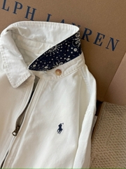 Áo khoác Polo RL cổ Đức viền hoa
