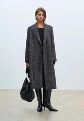 Long coat dạ xương cá