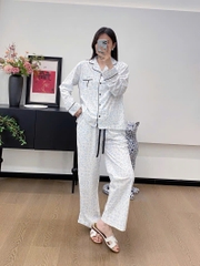Set VICTORIA SECRET dạ nhung dài tay