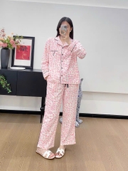 Set VICTORIA SECRET dạ nhung dài tay