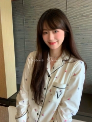 Set VICTORIA SECRET dạ nhung dài tay