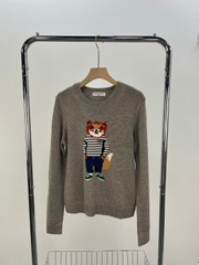Áo len Maison Kitsune cổ tròn 3 màu