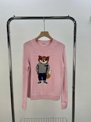 Áo len Maison Kitsune cổ tròn 3 màu
