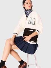 Áo khoác cardigan dài thêu