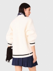 Áo khoác cardigan dài thêu