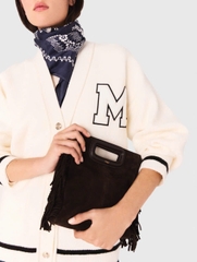 Áo khoác cardigan dài thêu