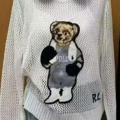 Áo len cổ tròn Polo Bear Cotton