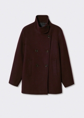 Coat dạ MNG 2 hàng khuy 2 màu