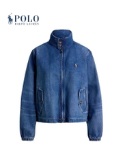 Jacket denim Polo cổ bẻ
