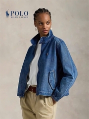 Jacket denim Polo cổ bẻ
