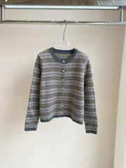 CDG Loro Piana thổ cẩm khuy đồng