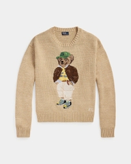 Áo len Polo Bear gấu đội mũ xanh