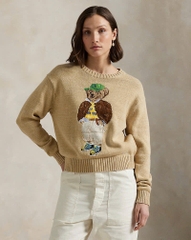 Áo len Polo Bear gấu đội mũ xanh
