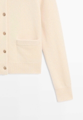 ÁO CARDIGAN DỆT KIM CÓ KHUY VÀNG