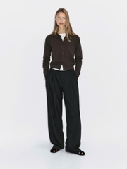 Áo cardigan dệt kim len