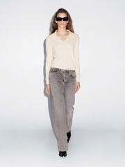 Áo cardigan dệt kim len