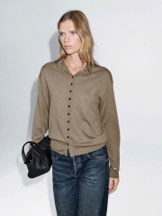 ÁO KHOÁC CARDIGAN CỔ CAO
