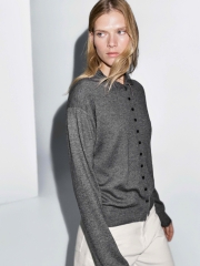 ÁO KHOÁC CARDIGAN CỔ CAO