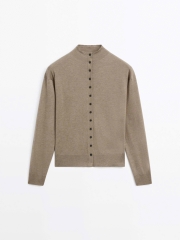 ÁO KHOÁC CARDIGAN CỔ CAO