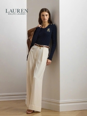 Áo len Polo vặn thừng to phối khuy vai