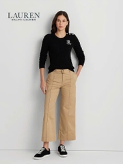 Áo len Polo vặn thừng to phối khuy vai