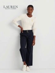 Áo len Polo vặn thừng to phối khuy vai