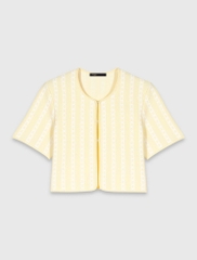 áo khoác cardigan dệt kim ngắn