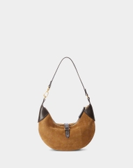 Túi Polo mini ID suedu shoulder bag Sz24x15