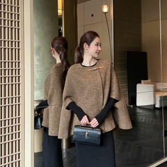 Áo choàng cape LorPiana cashmere