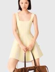 Váy ngắn dệt jacquard