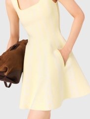 Váy ngắn dệt jacquard