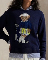 Áo len Polo Bear gấu golf 100% cotton