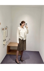 Cardigan Erdos thêu logo ngực