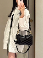 Túi LOEWE PUZZLE suede bad medium