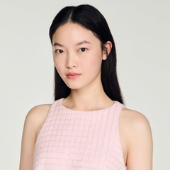ĐẦM NGẮN VẢI TWEED ĐÍNH KIM TUYẾN