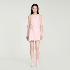 ĐẦM NGẮN VẢI TWEED ĐÍNH KIM TUYẾN