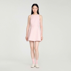 ĐẦM NGẮN VẢI TWEED ĐÍNH KIM TUYẾN