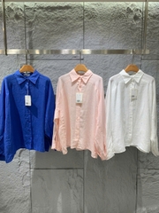 ÁO SƠ MI VẢI LANH VAI RAGLAN